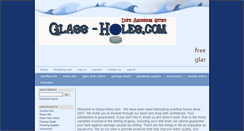 Desktop Screenshot of glass-holes.com