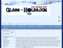 Tablet Screenshot of glass-holes.com